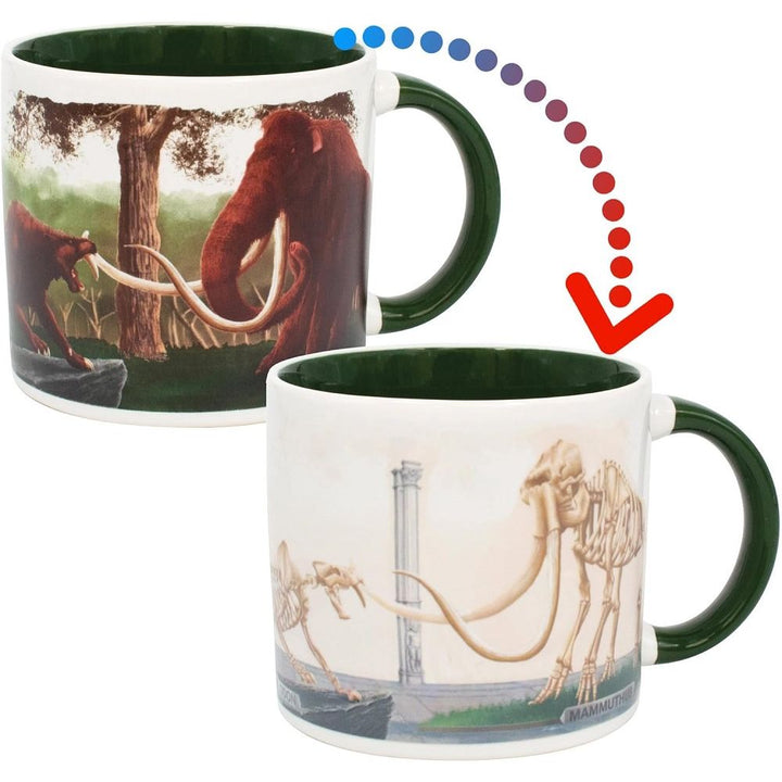 Ice Age Megafauna Heat-Transforming Mug