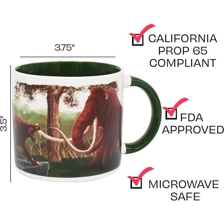 Ice Age Megafauna Heat-Transforming Mug 4