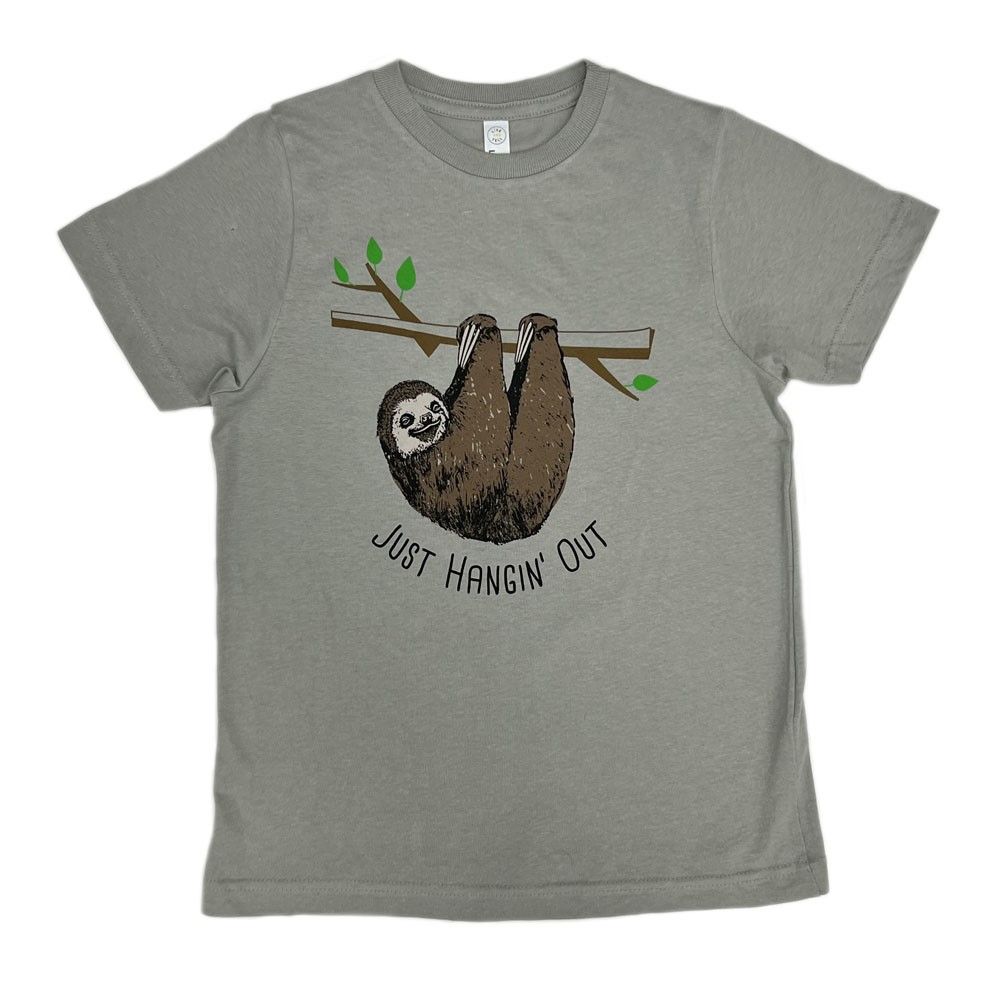 Youth Just Hangin' Out Sloth T-Shirt