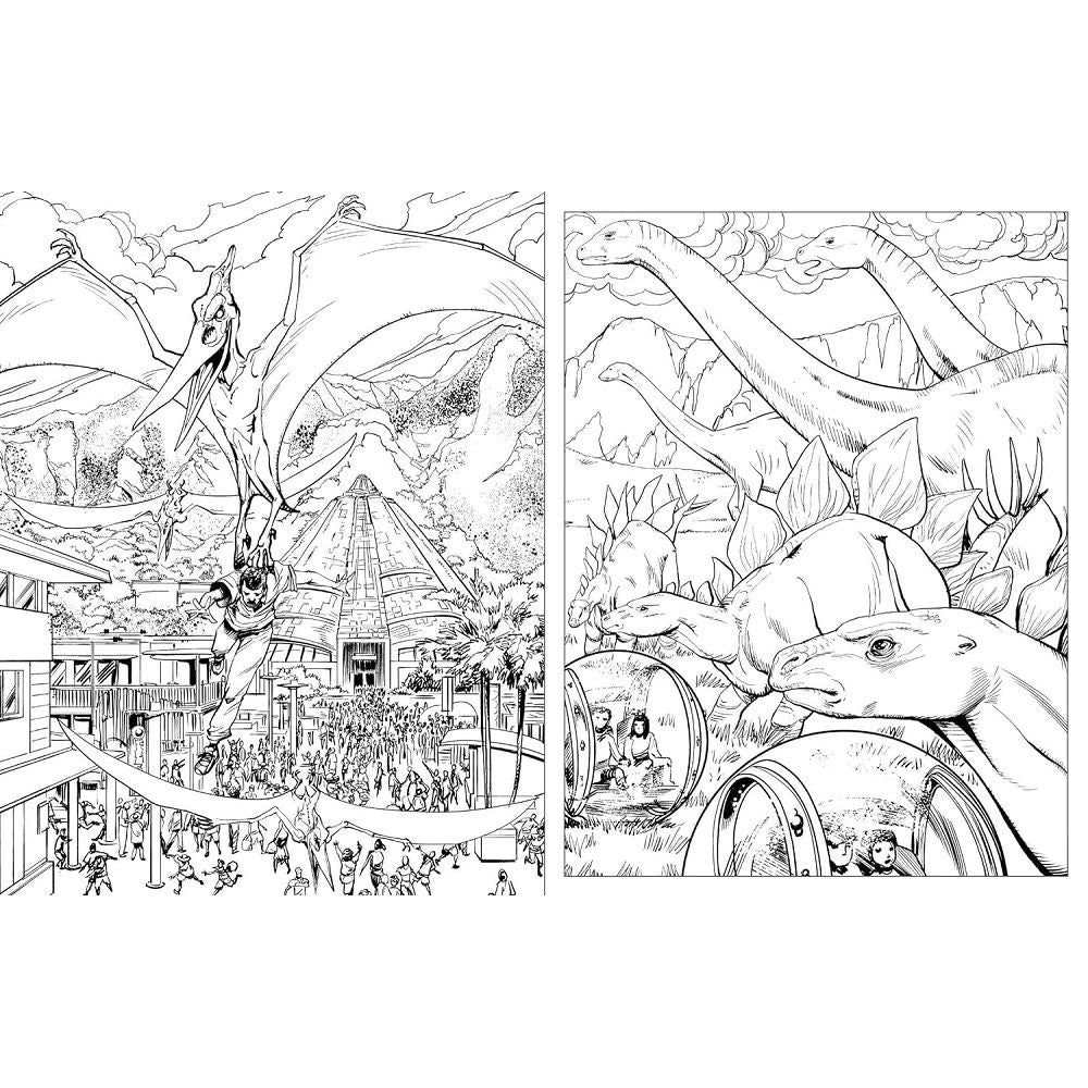 Jurassic World: The Official Coloring Book pages