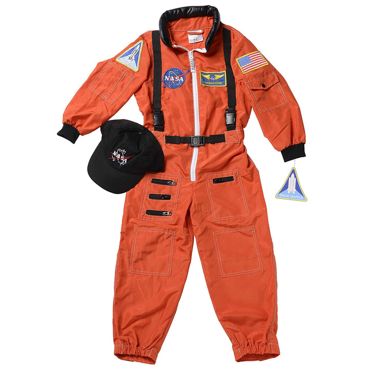 Children's Orange Astronaut Suit