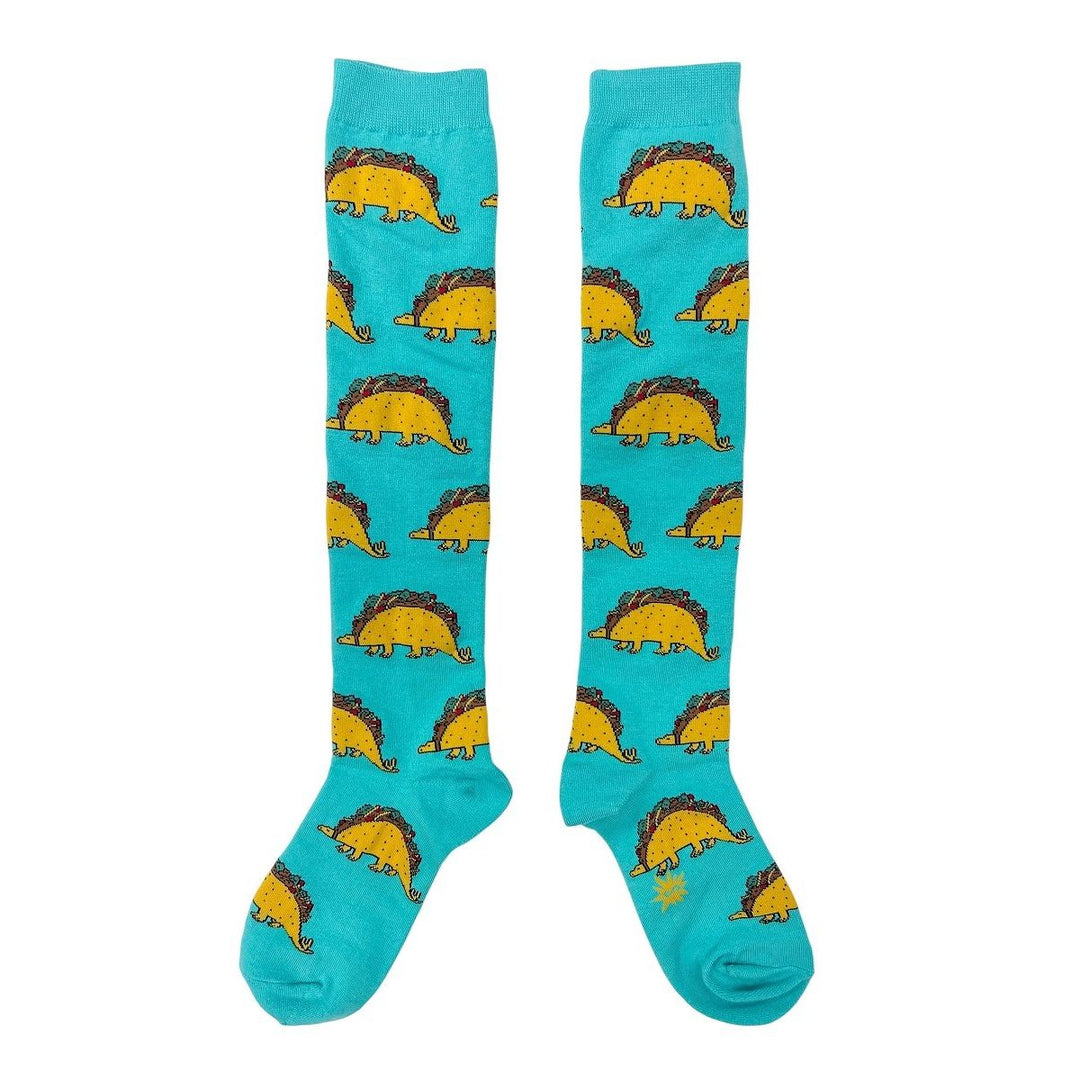 Ladies Tacosaurus Knee High Socks