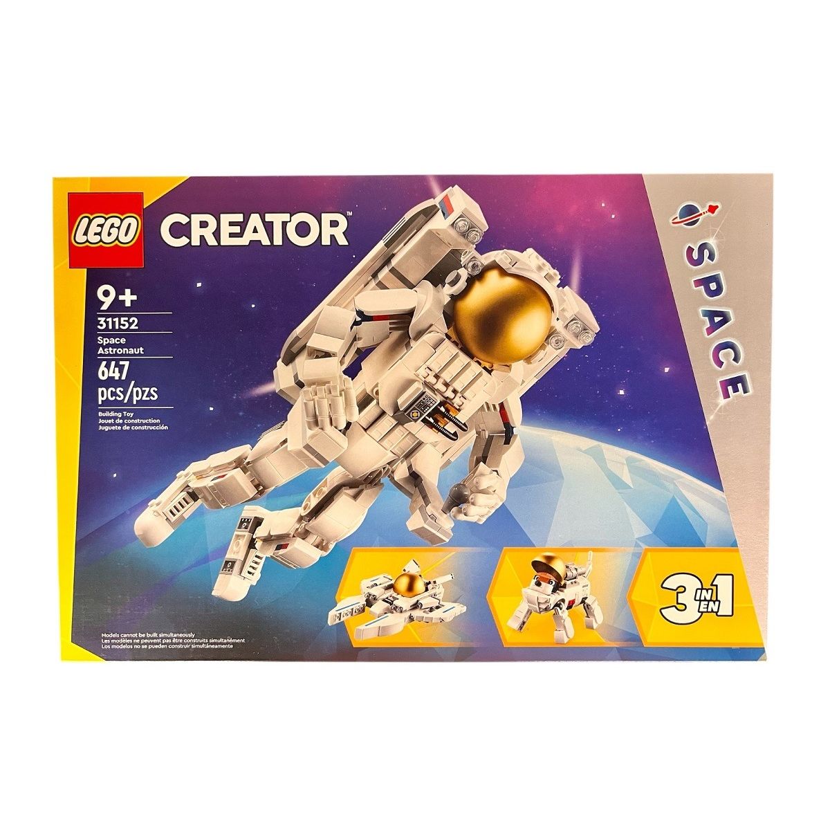 Lego 3-in-1 Space Astronaut Building Set | AMNH Shop