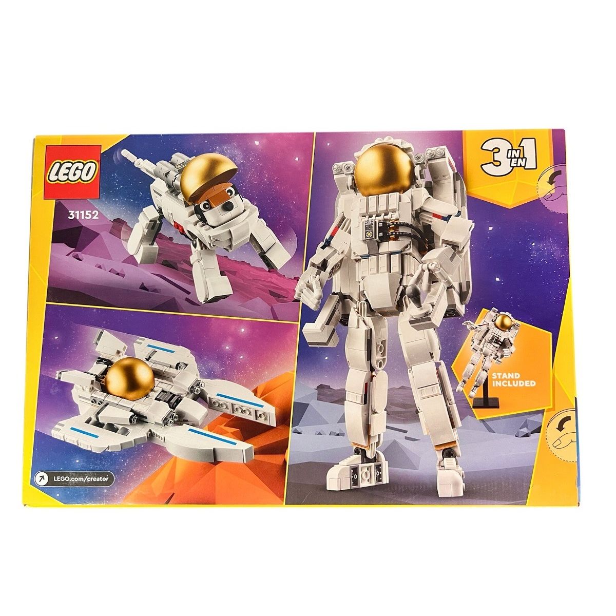 エレン・マリーさん Lego 3-in-1 Space Astronaut Building Set | AMNH Shop