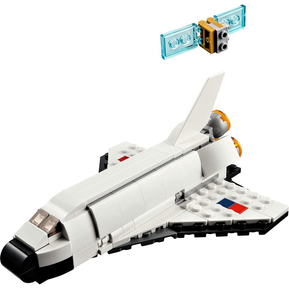 Lego Creator 3-In-1 Space Shuttle closeup