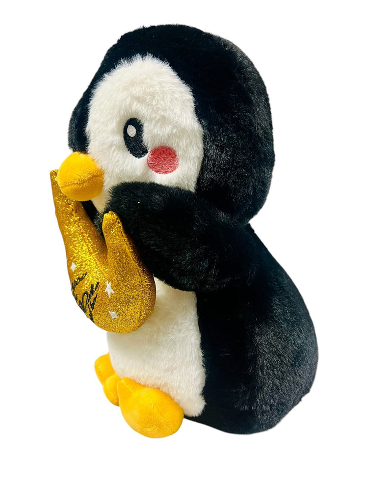 Love You to the Moon Plush Penguin