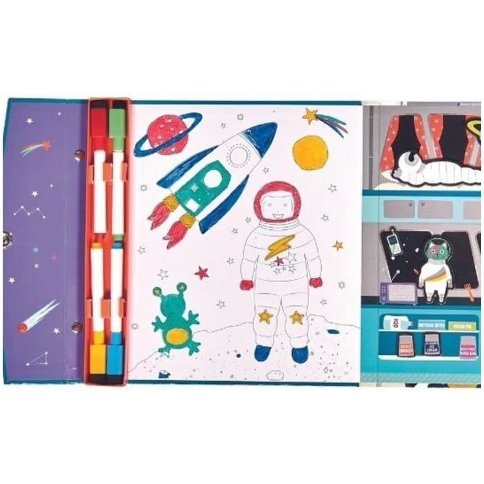 Magnetic Multi Play Space Activity Game inside