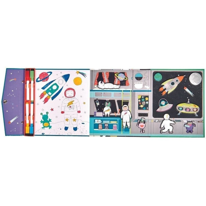 Magnetic Multi Play Space Activity Game open