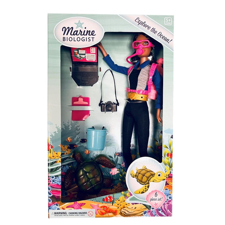 Marine Biologist Doll - Dark Brown Hair