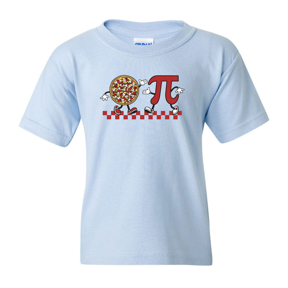 Youth Lt Blue Pizza Pi Pals T-Shirt