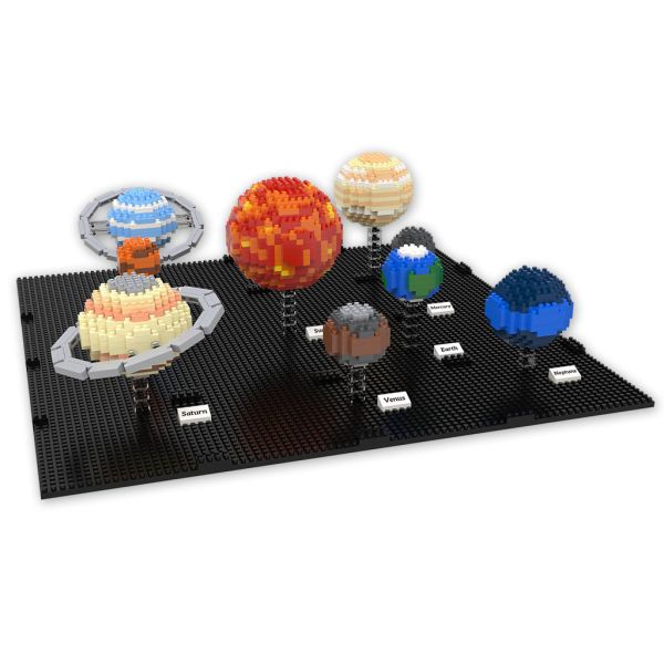 Sun Building Blocks Mini Building Blocks: The Solar System | AMNH Shop