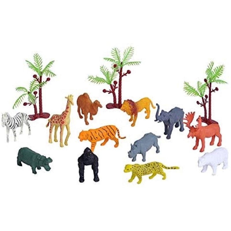 15 PC Mini Animals Playset