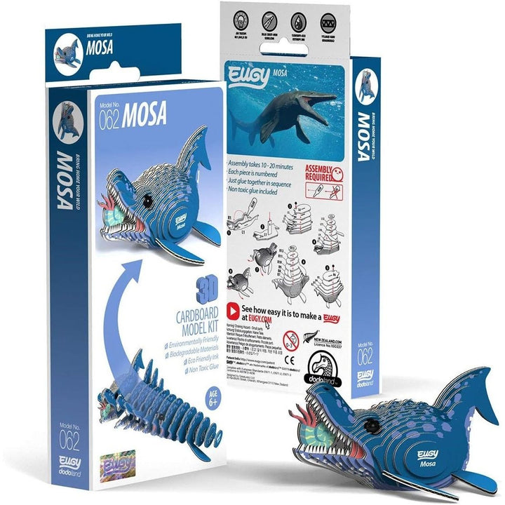 Mosasaurus 3D Cardboard Model Kit