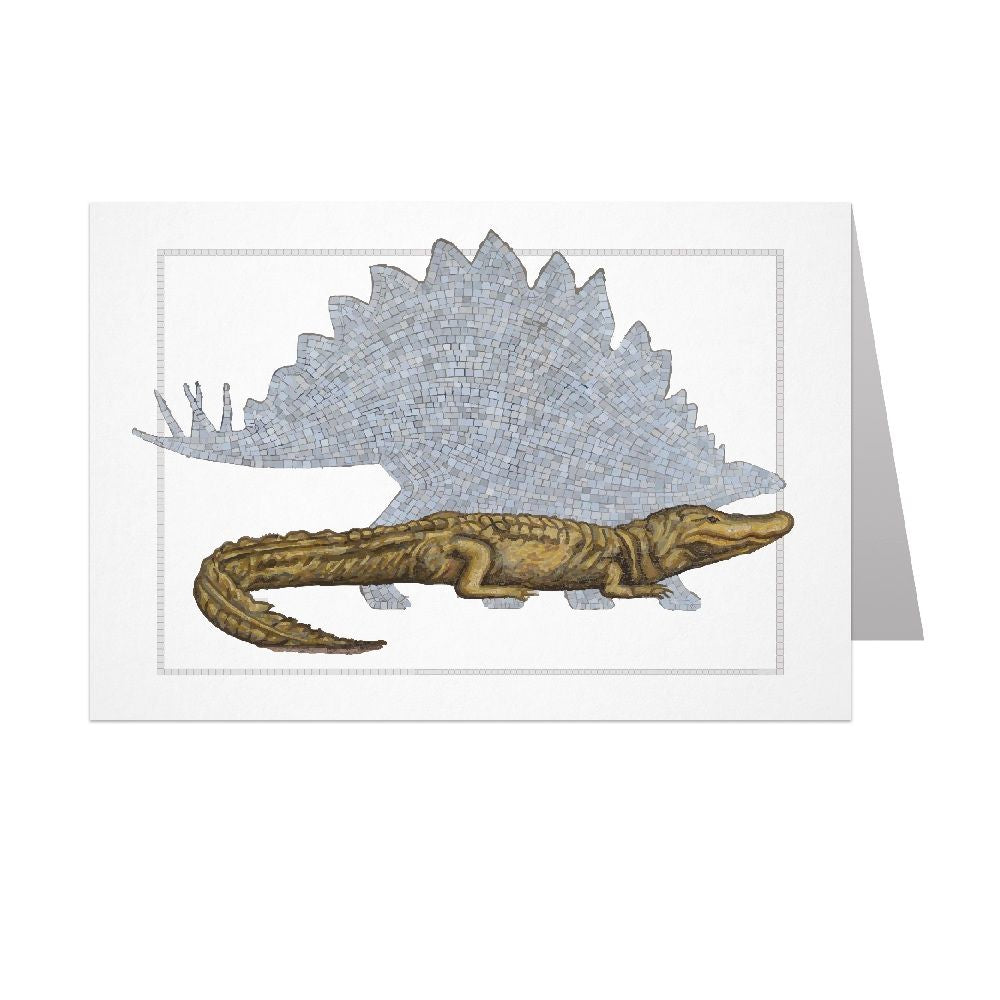 MTA Subway Art Notecard - Alligator