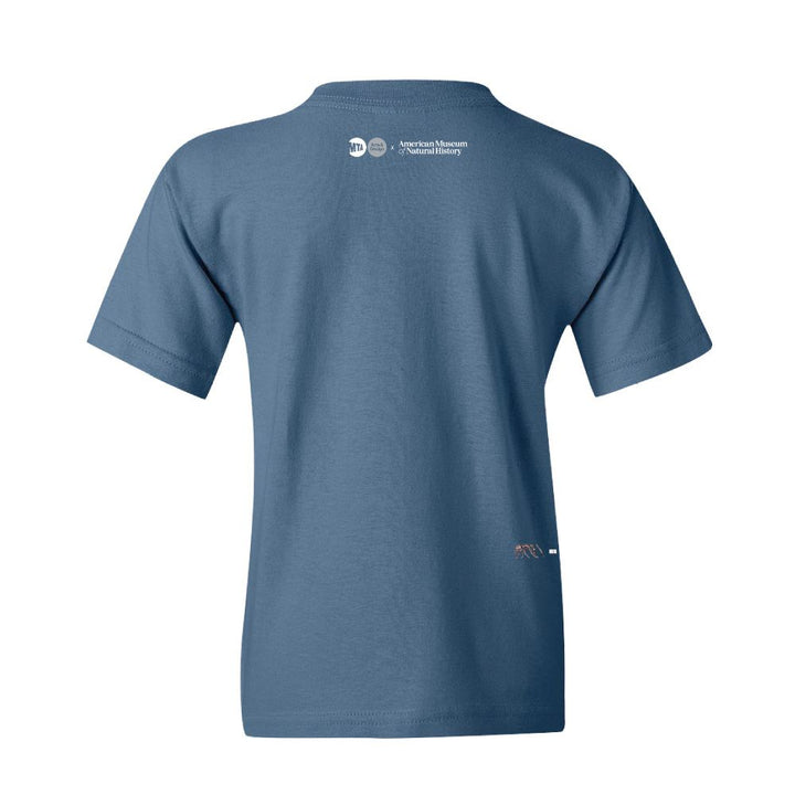 Youth MTA Subway Station Art Bat T-Shirt back