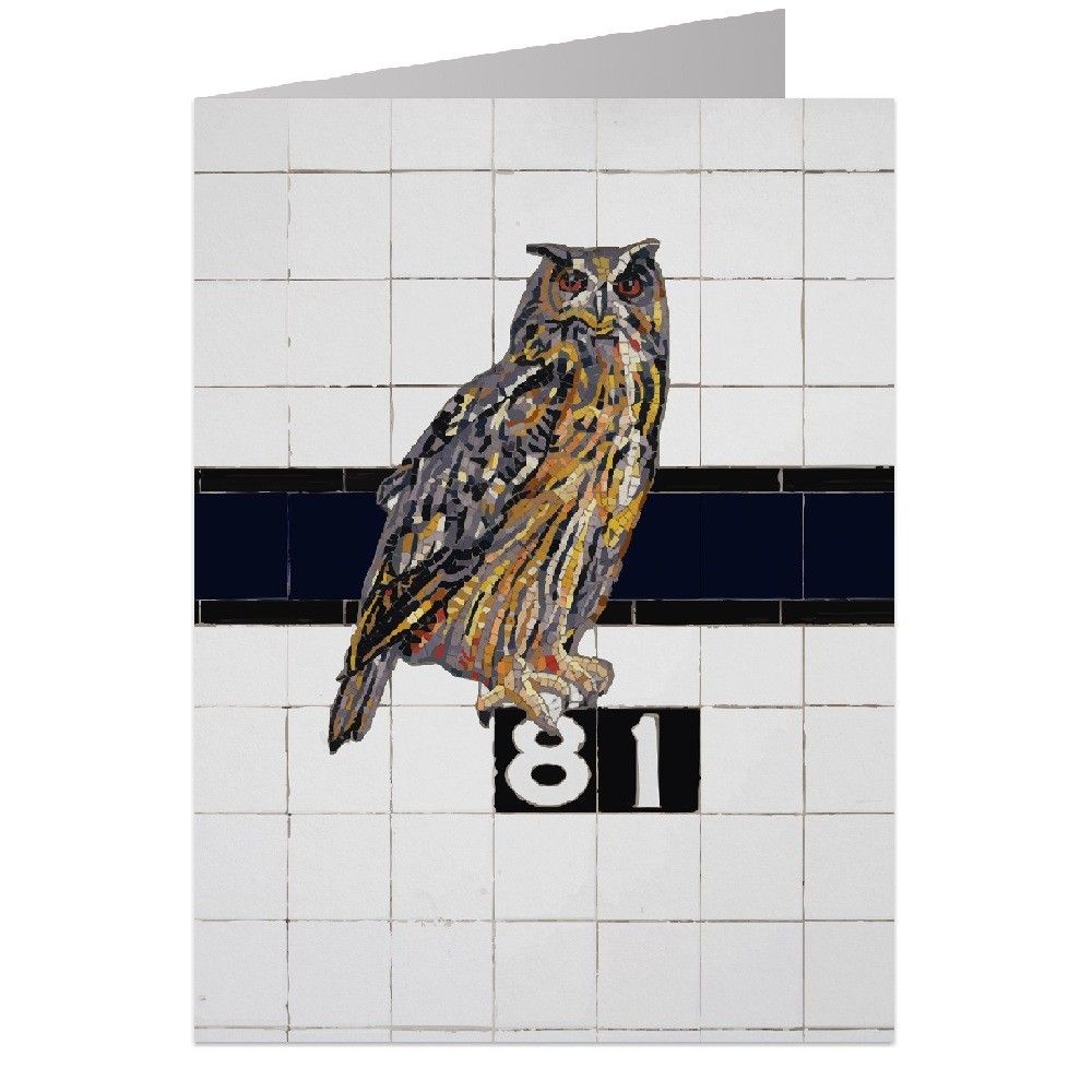 MTA Subway Art Notecard - Owl