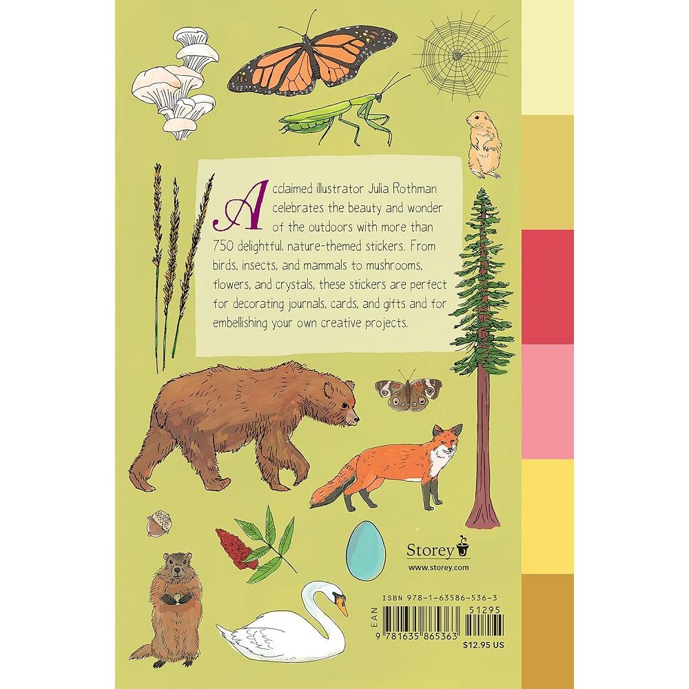 Nature Anatomy 750 Piece Sticker Book back
