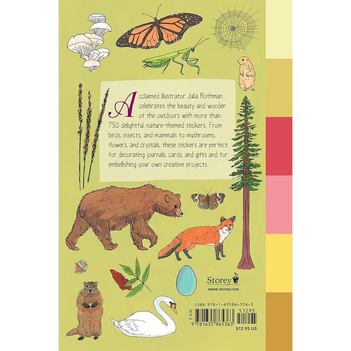 Nature Anatomy 750 Piece Sticker Book back
