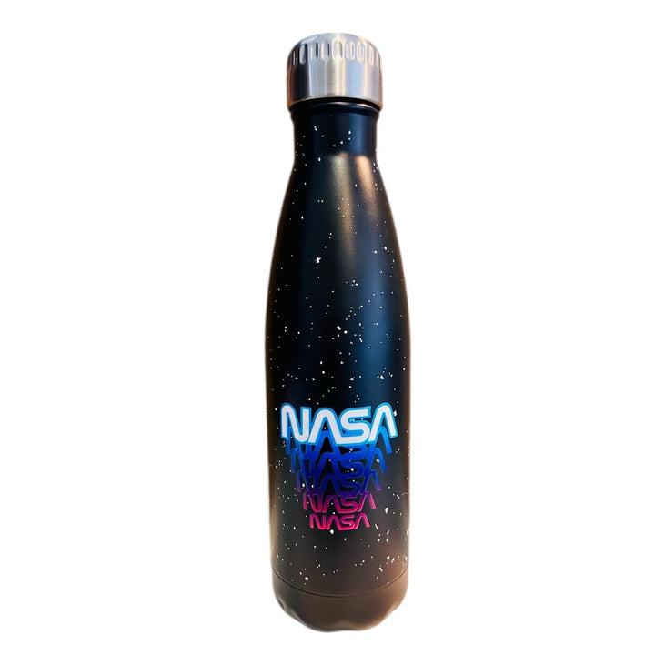 NASA Worm Logo Water Bottle back