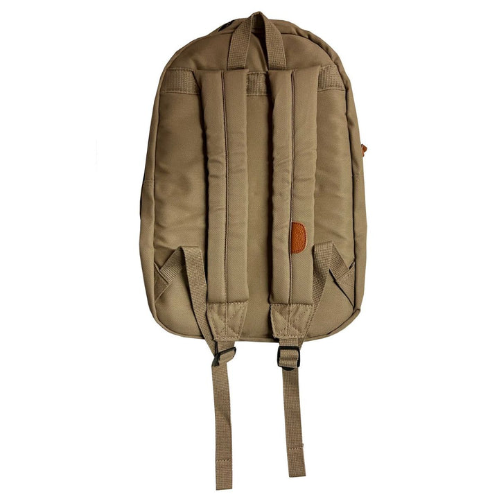 AMNH Khaki Canvas Backpack Reverse