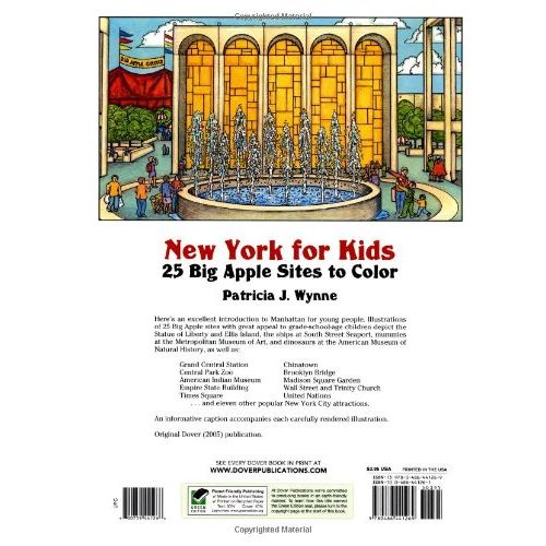 New York for Kids Coloring Book