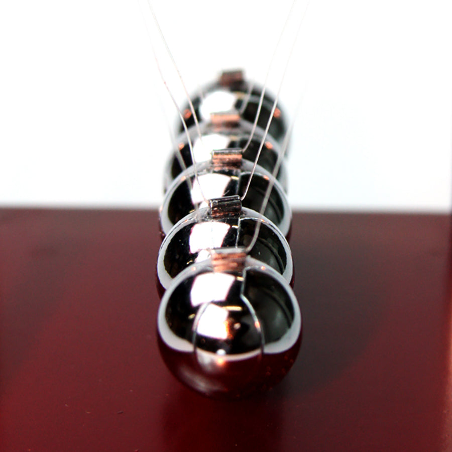 Newton's Cradle closeup