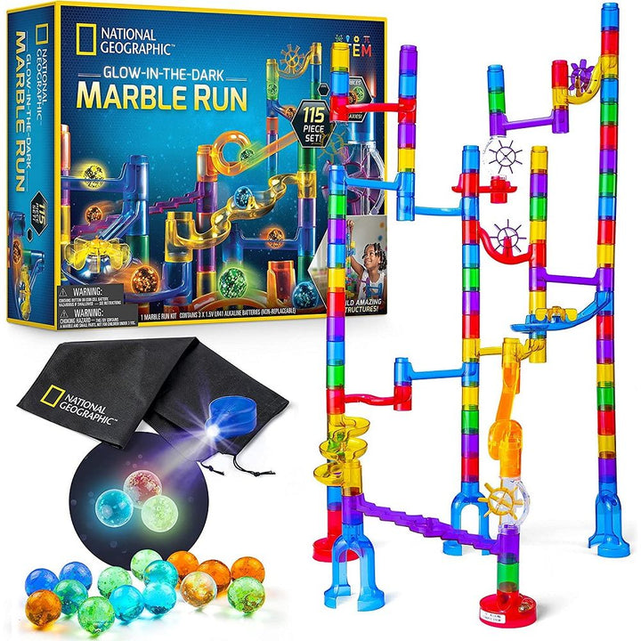 NG Glow-In-The-Dark Marble Run