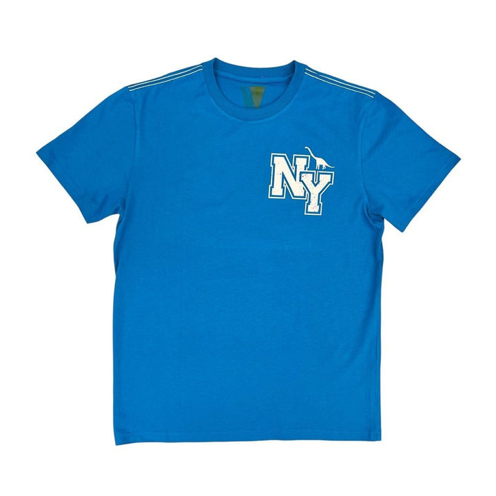 Adult Eco-Friendly Blue AMNH NY Dino T-shirt