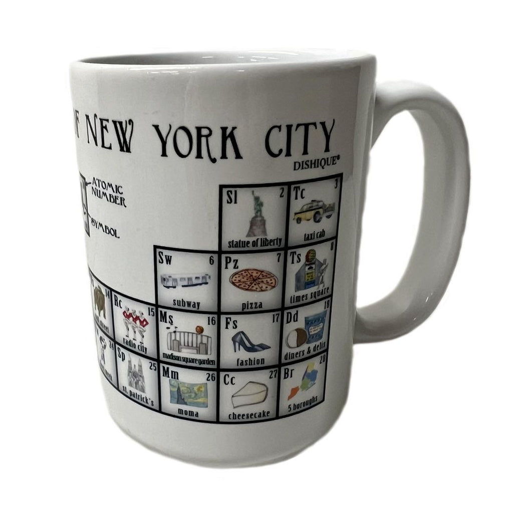 Periodic Table of New York City Porcelain Mug | AMNH Shop