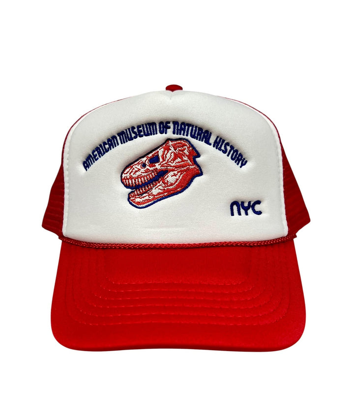 AMNH Dino Skull Foam Front Trucker Hat