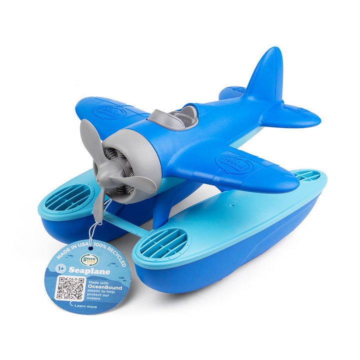 Green Toys OceanBound Seaplane – Duurzaam Speelgoedvliegtuig, Gemaakt Van Gerecycled Plastic, Milieuvriendelijk En Stevig