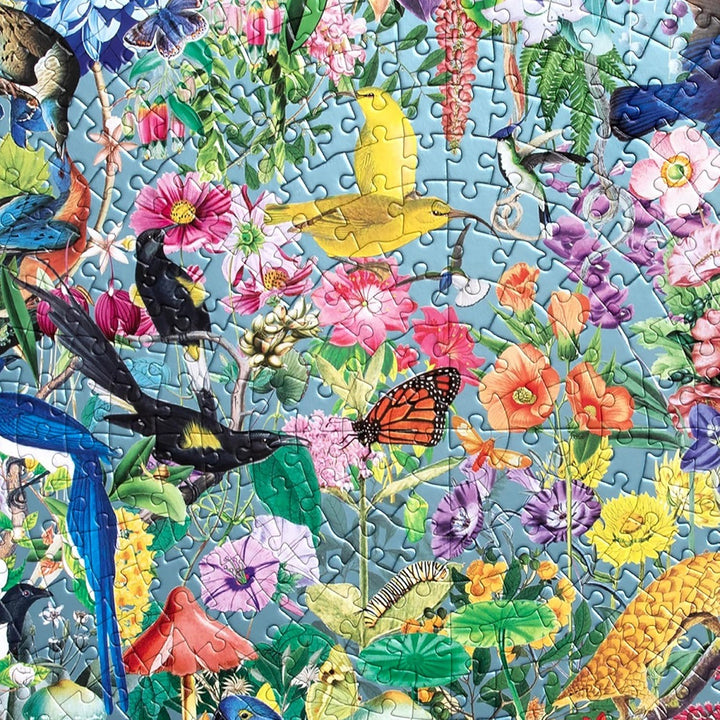 Paradise Garden 500 PC Round Puzzle