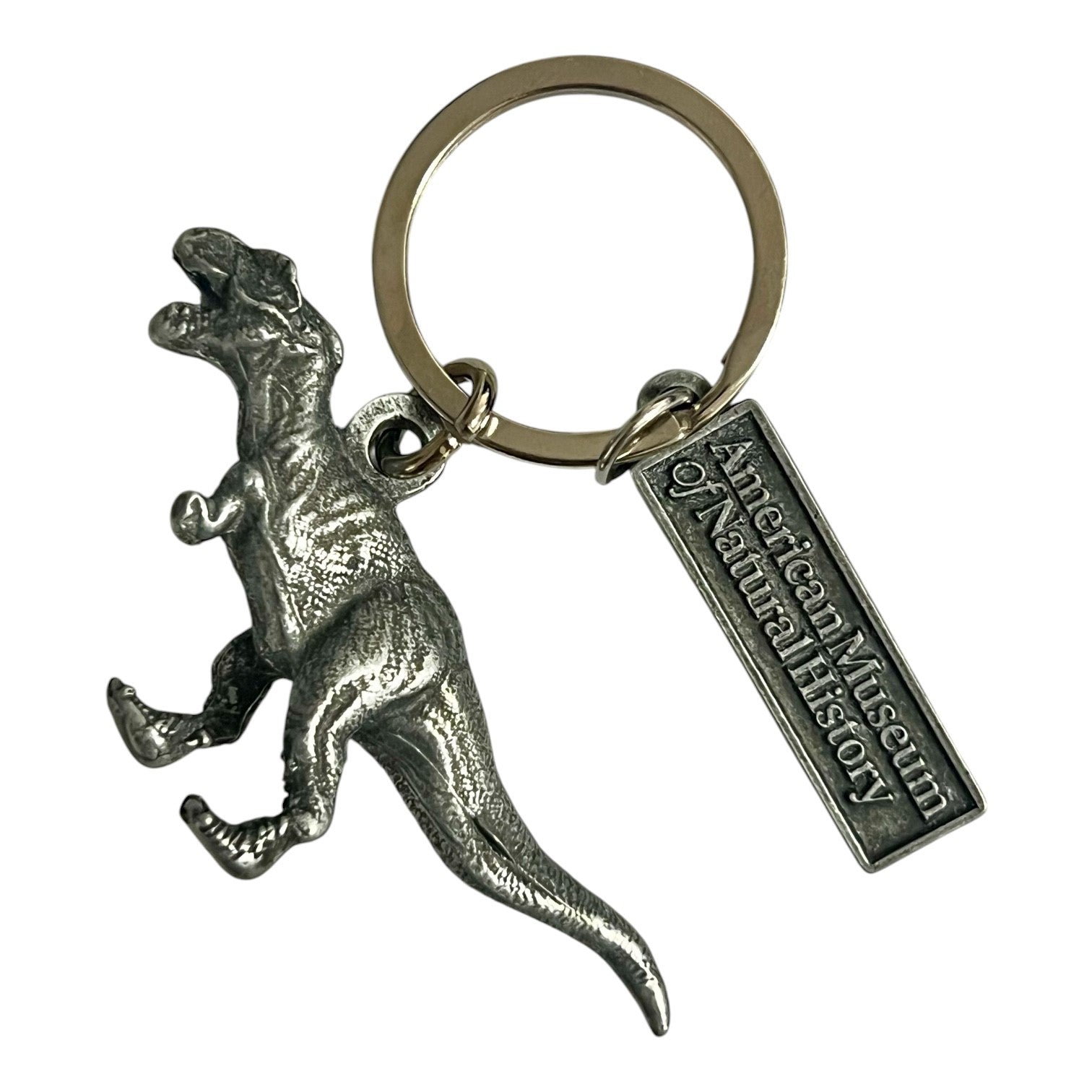 AMNH Pewter T-Rex Keychain | AMNH Shop