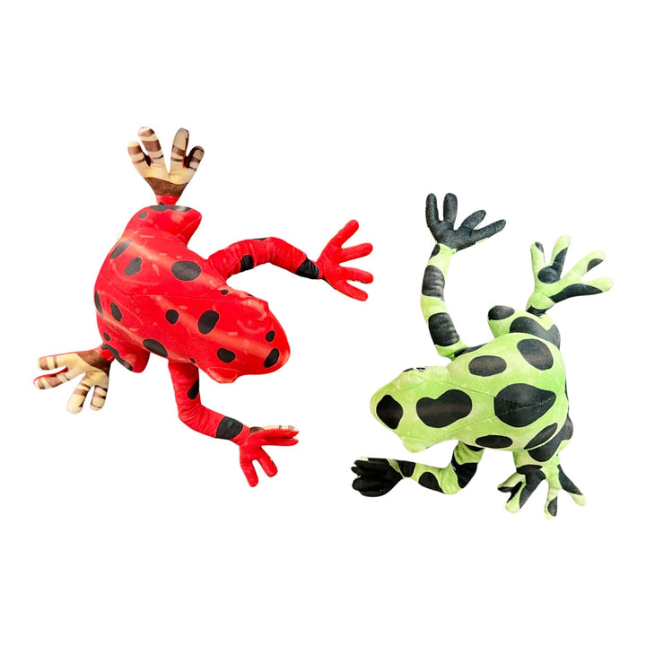 Assorted Plush Poison Dart Frogs