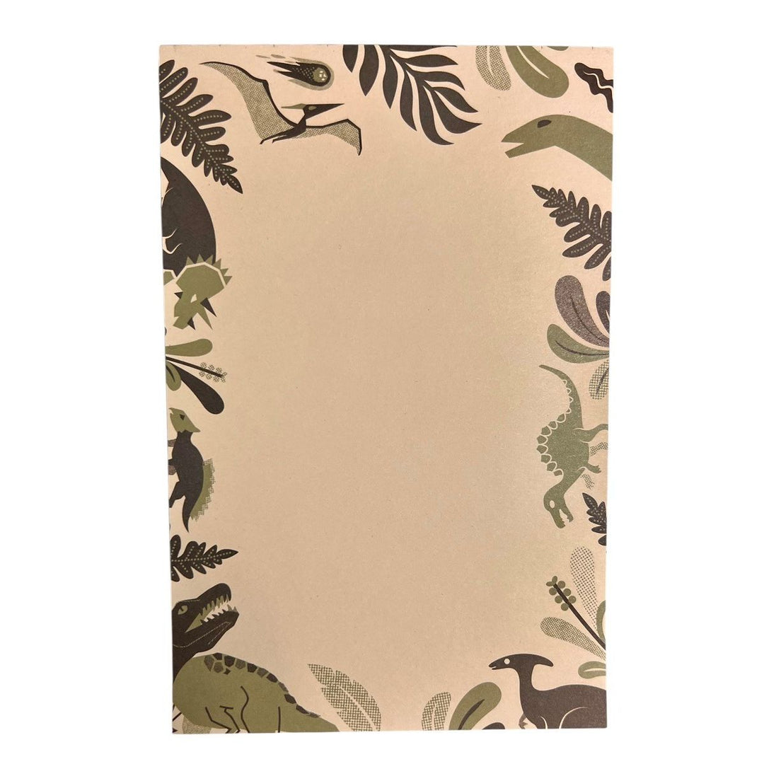 Retro Dinosaur Design Notepad