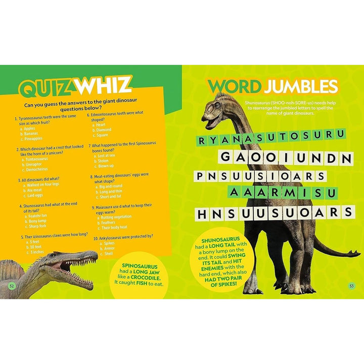 National Geographic Puzzle Book of Dinosaurs 3