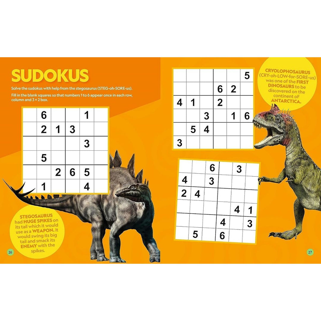 National Geographic Puzzle Book of Dinosaurs 2