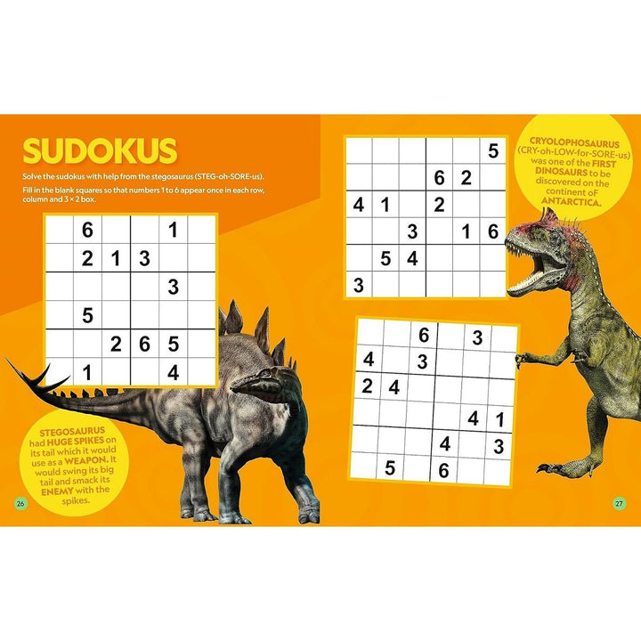 National Geographic Puzzle Book of Dinosaurs 2