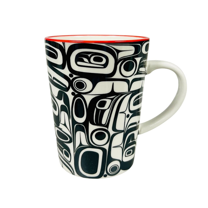 NW Coast Raven Transforming Porcelain Mug