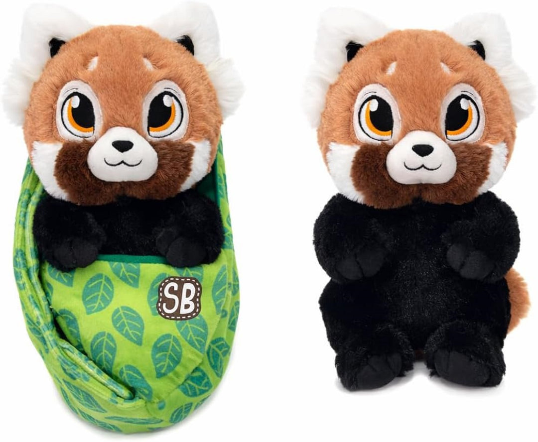 Plush Red Panda Swaddle Baby