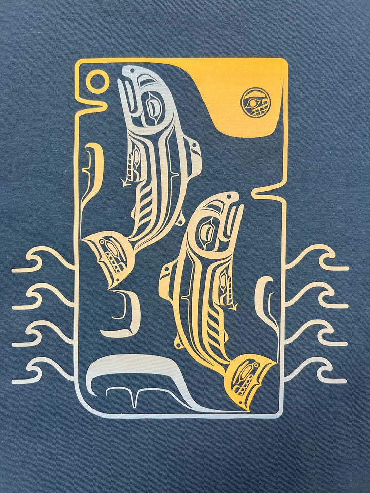 Adult Jump Jump Salmon T-Shirt