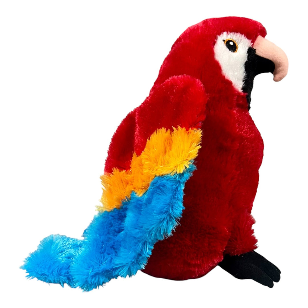 Eco-Friendly Plush Scarlet Macaw