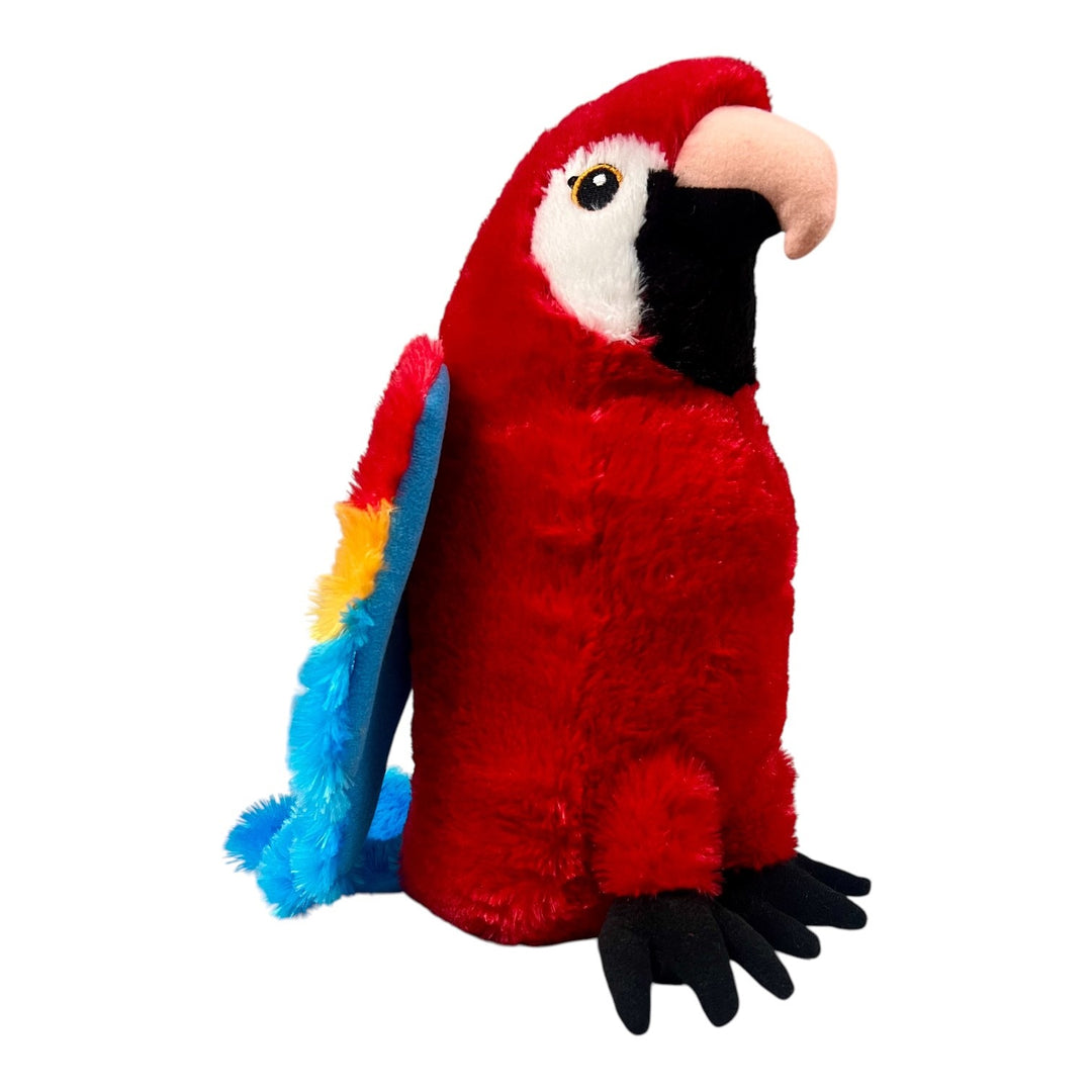Eco-Friendly Plush Scarlet Macaw