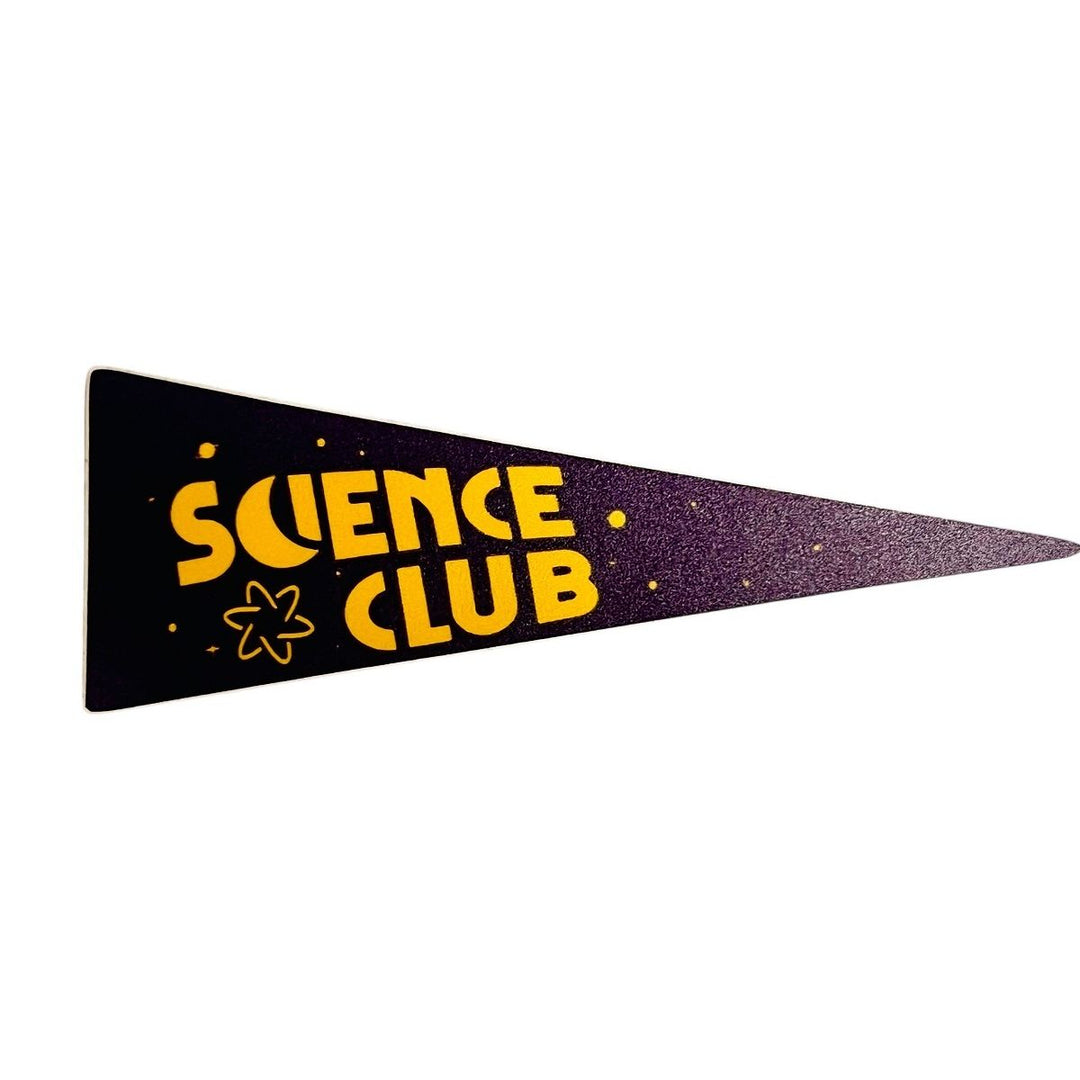 Science Club Monogram Vinyl Science Club Pennant Sticker | AMNH Shop