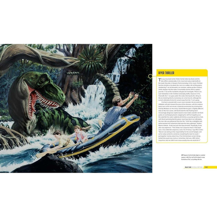Jurassic Park: The Official Script Book graphic