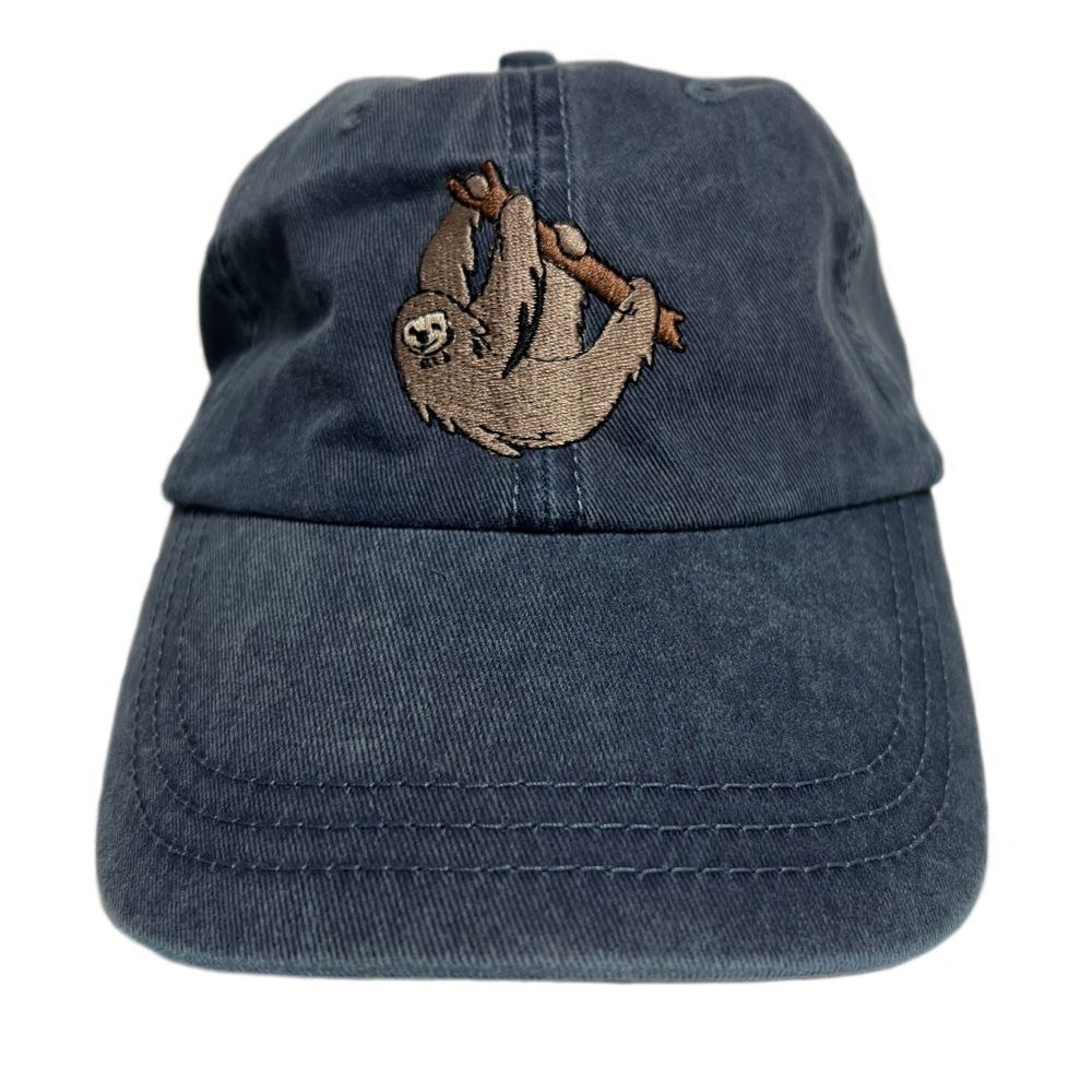 Denim Adult AMNH Sloth Cap