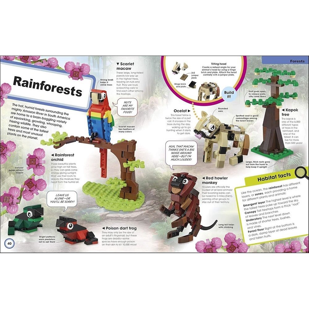 Super Nature Book with Four LEGOÂ® Models 4