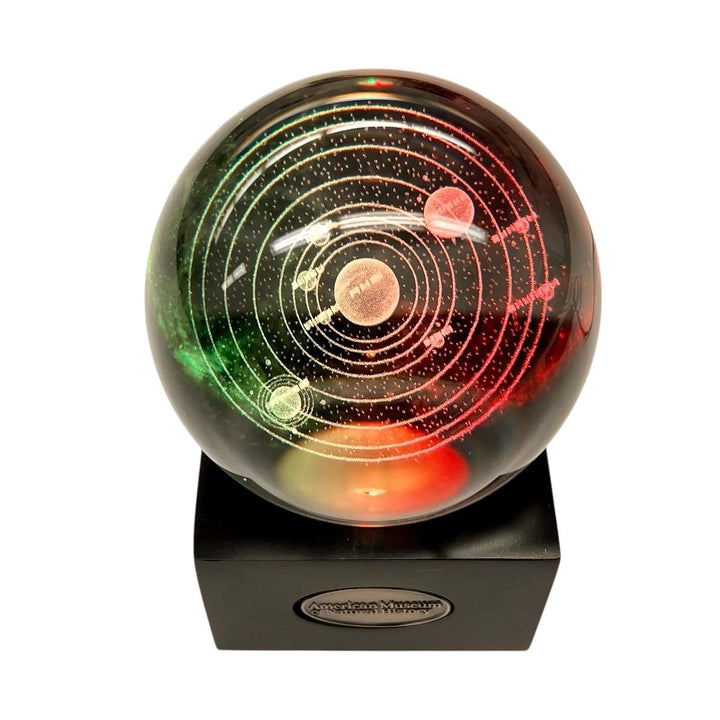 AMNH Solar System Etched Glass Globe