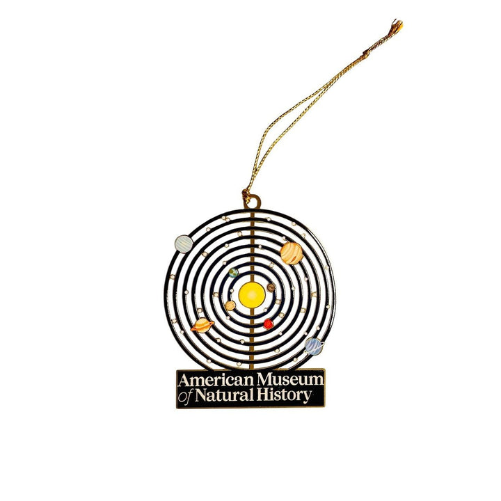 AMNH Solid Brass Solar System Ornament