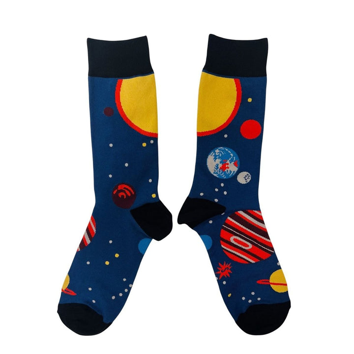 Men's Planets Crew Socks